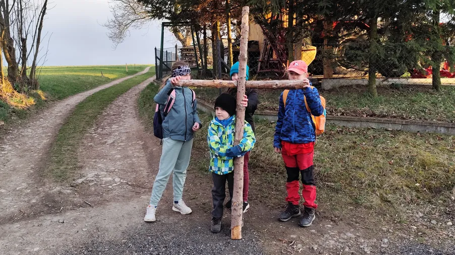 Skautská křížová cesta na Horní Újezd